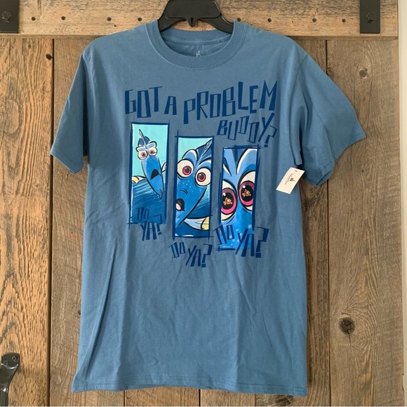 Men’s S DISNEYLAND RESORT Walt Disney World Finding Nemo GOT A PROBLEM BUDDY Tee - Picture 1 of 9
